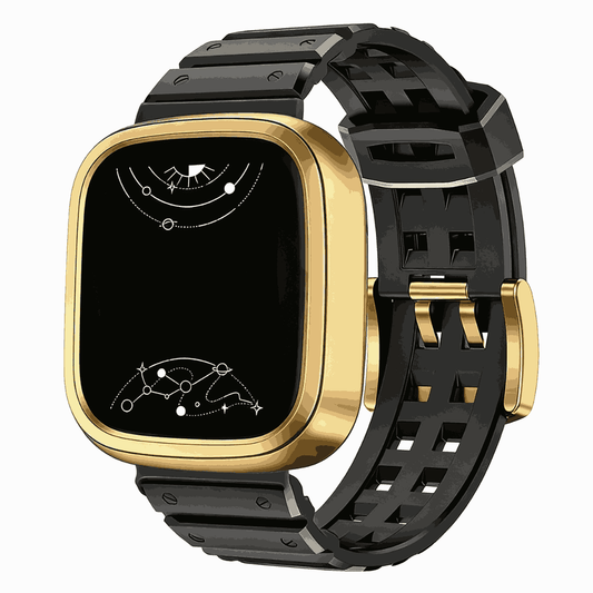 Findo Silicona Correa con Funda Acero Inoxidable