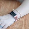 Lacteus Milanesa Acero Correa para Fitbit Charge