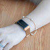 Lacteus Milanesa Acero Correa para Fitbit Charge