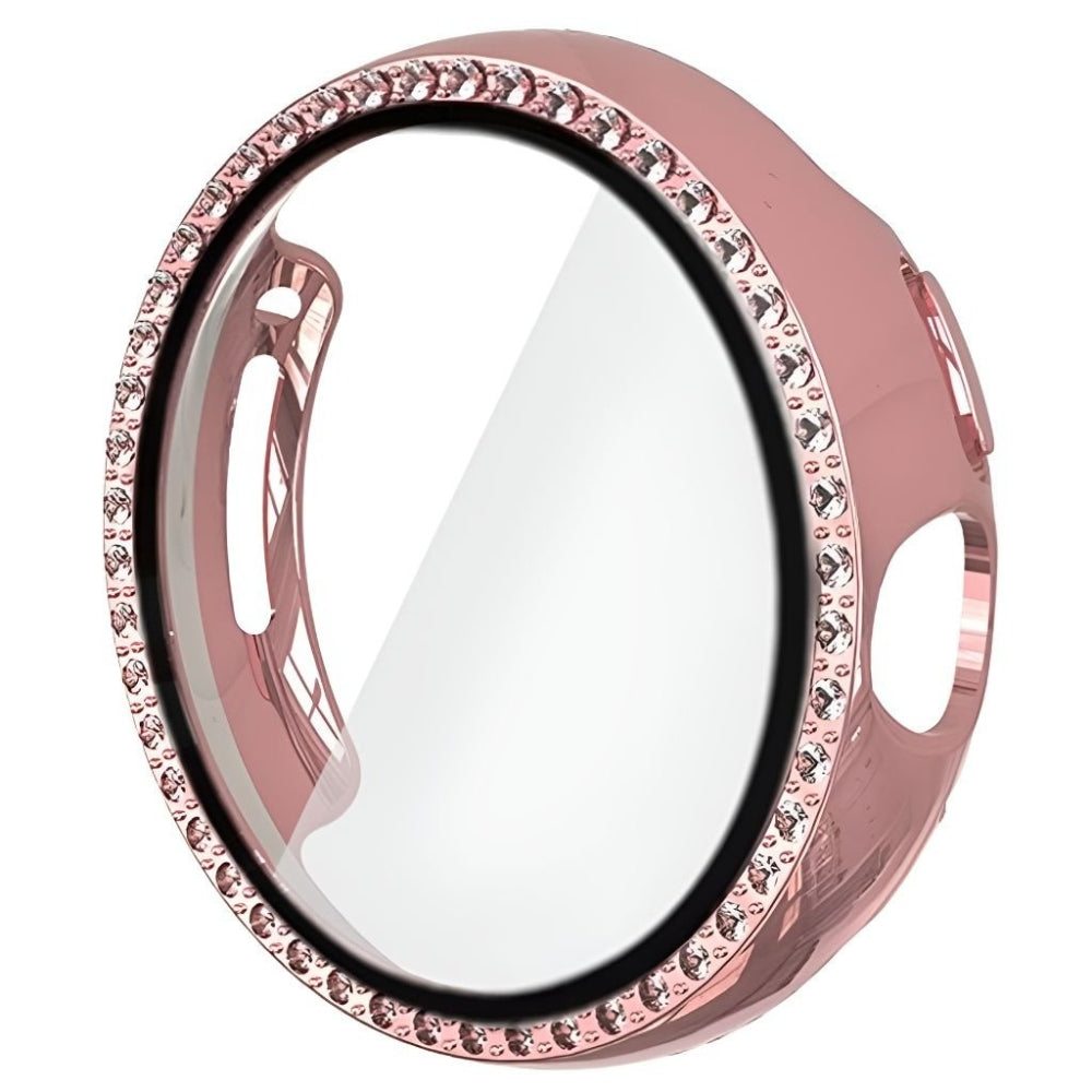 Rupes Screen Protector With Full Bling Diamond Frame for Google Pixel Watch - Astra Straps