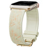 Satura Engraved Flower Silicone Band - Astra Straps