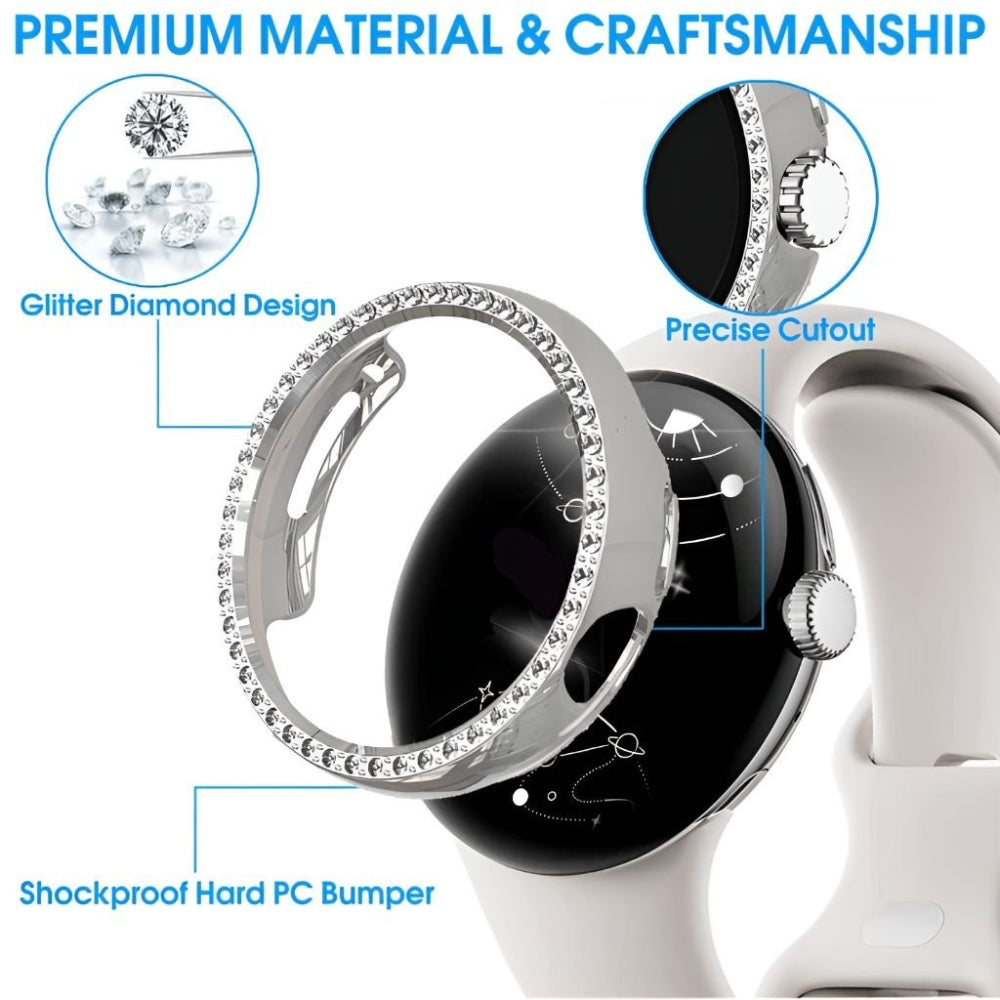 Torus Bejeweled Protective Case for Google Pixel Watch - Astra Straps