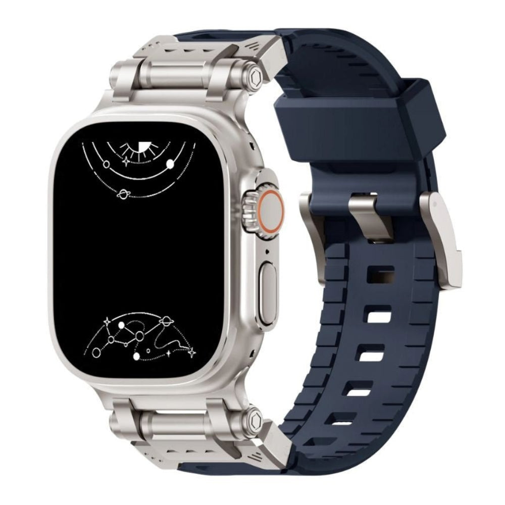 Venio Silicone Rugged Metal Band - Astra Straps