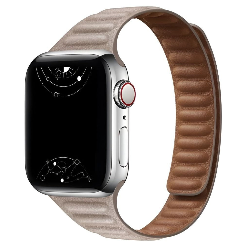 Vistel Slim Leather Link Band - Astra Straps