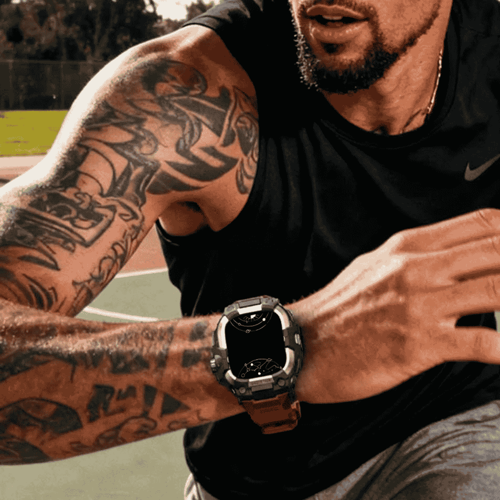 Adeo Silicone Sports Band With Case - Astra Straps