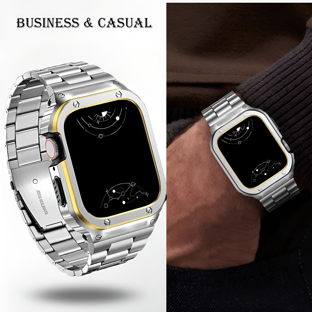 Alma Stainless Steel Band + Case - Astra Straps