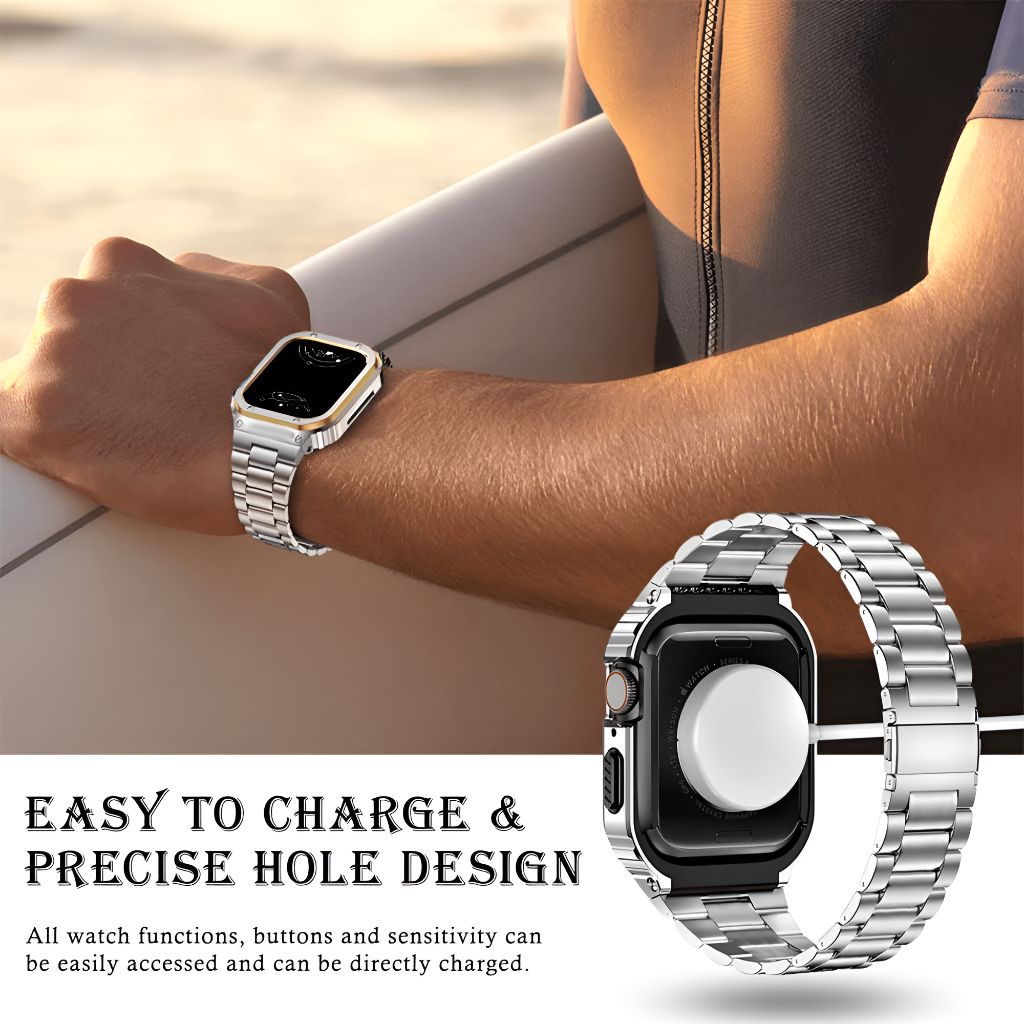 Alma Stainless Steel Band + Case - Astra Straps