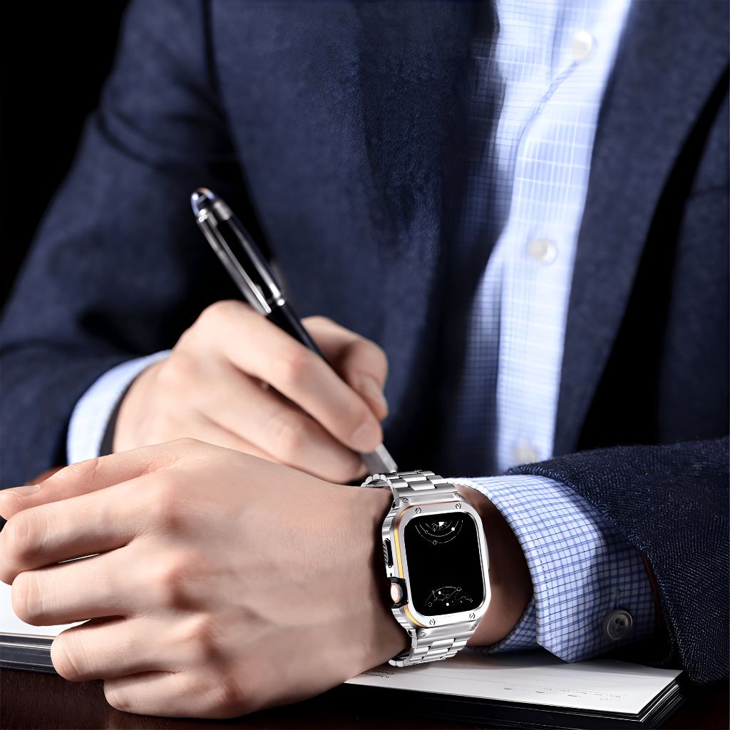 Alma Stainless Steel Band + Case - Astra Straps