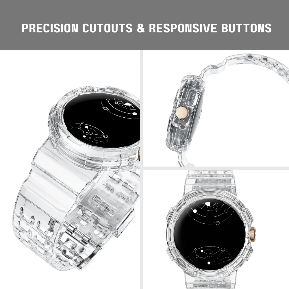 Alternus Silicone Sports Band With Case For Google Pixel Watch - Astra Straps