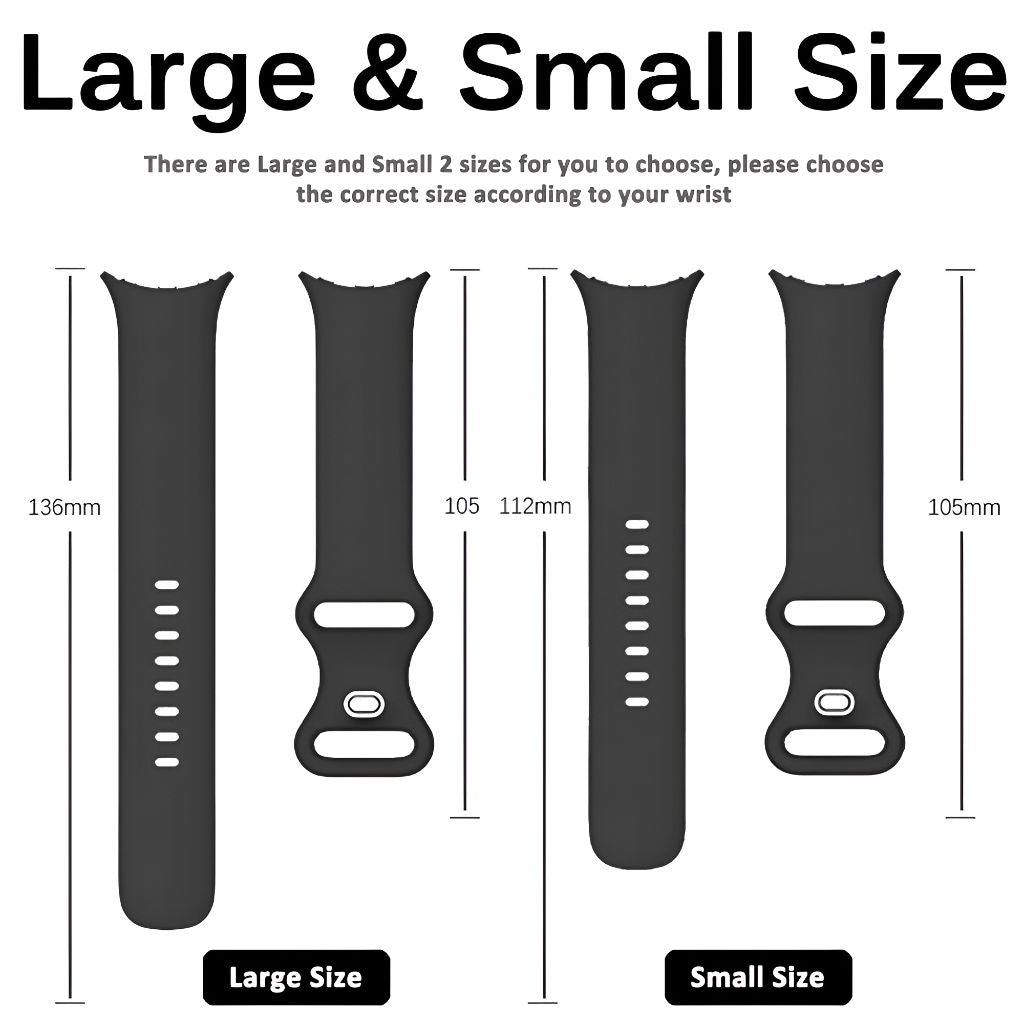 Amavi No Gap Silicone Sports Band For Google Pixel Watch - Astra Straps