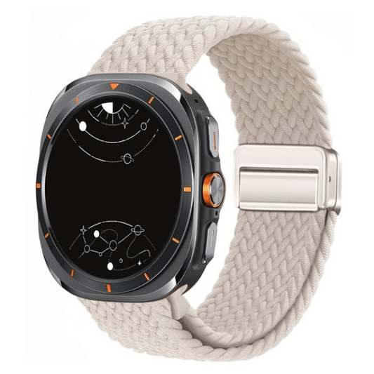 Ceno Magnética Trenzado Nailon Bucle Correa para Galaxy Watch Ultra