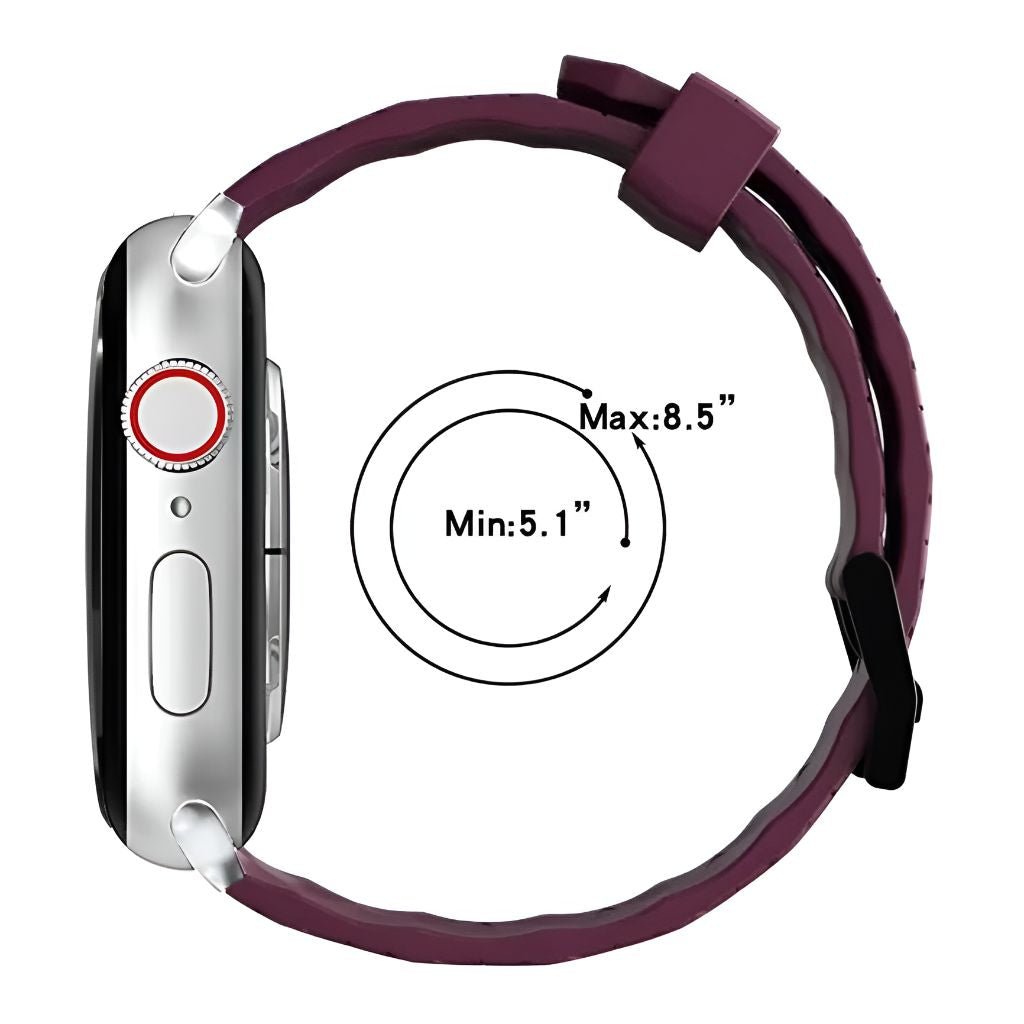 Devenio Football Pattern Silicone Sports Band - Astra Straps