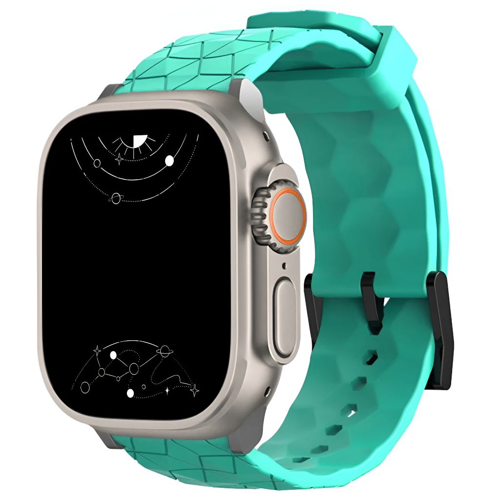 Devenio Football Pattern Silicone Sports Band - Astra Straps