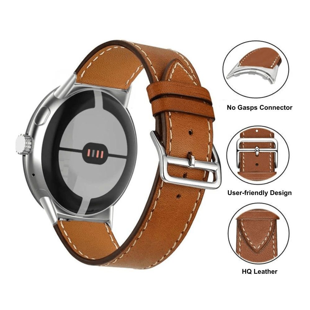 Festino Leather Band For Google Pixel Watch - Astra Straps