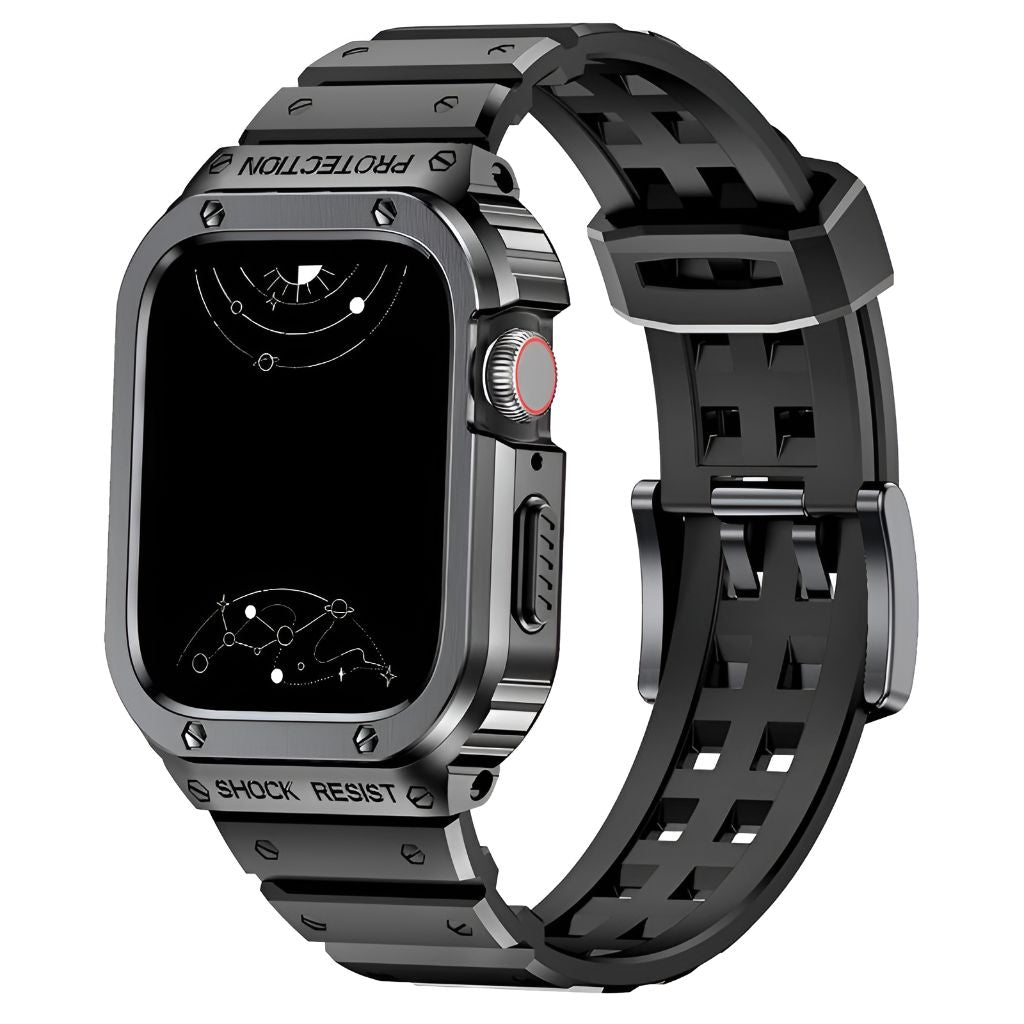 Findo Silicone Band With Stainless Steel Case - Astra Straps