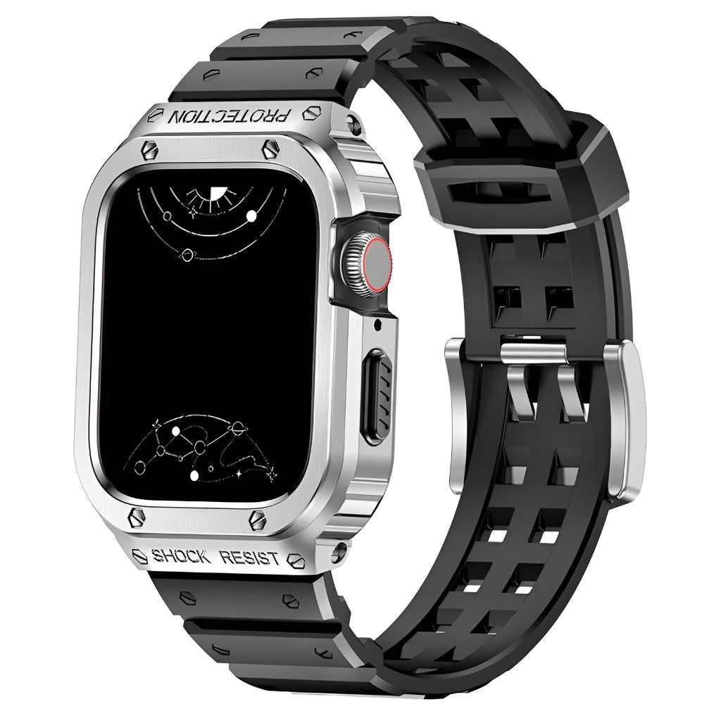 Findo Silicone Band With Stainless Steel Case - Astra Straps