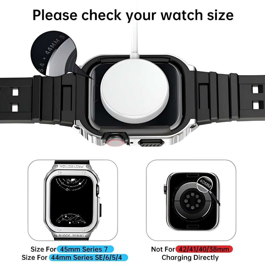 Findo Silicone Band With Stainless Steel Case - Astra Straps