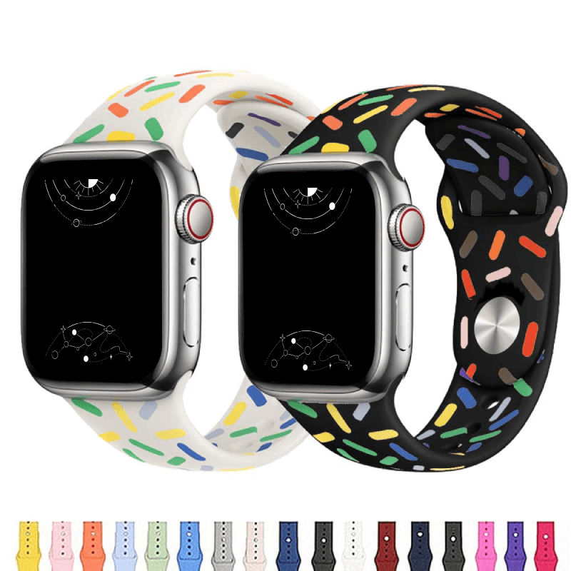 Fluere Candy Sprinkle Silicone Sports Band - Astra Straps