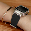 Fumi Genuine Leather Band With Metal Case - Astra Straps