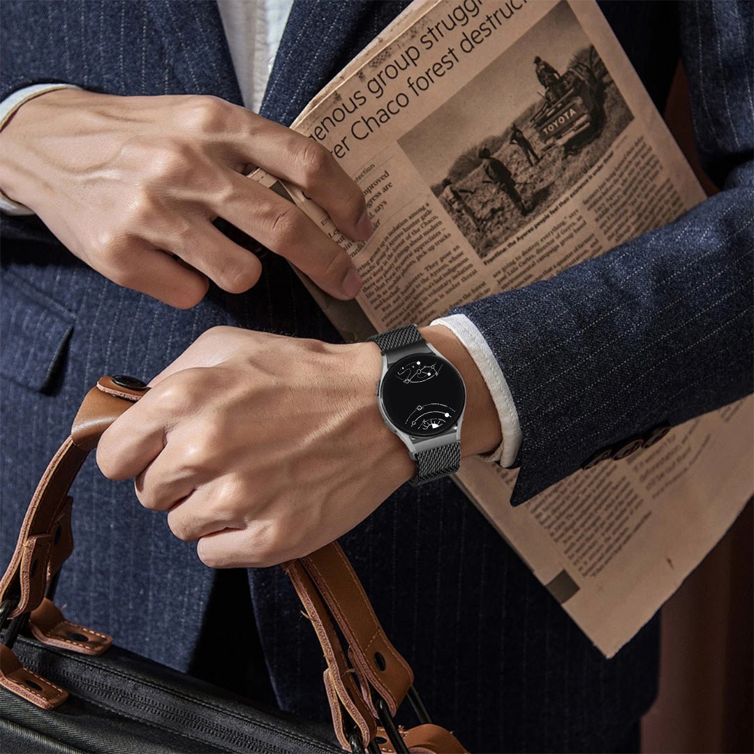 Gesto Magnetic Milanese Steel Galaxy Band - Astra Straps