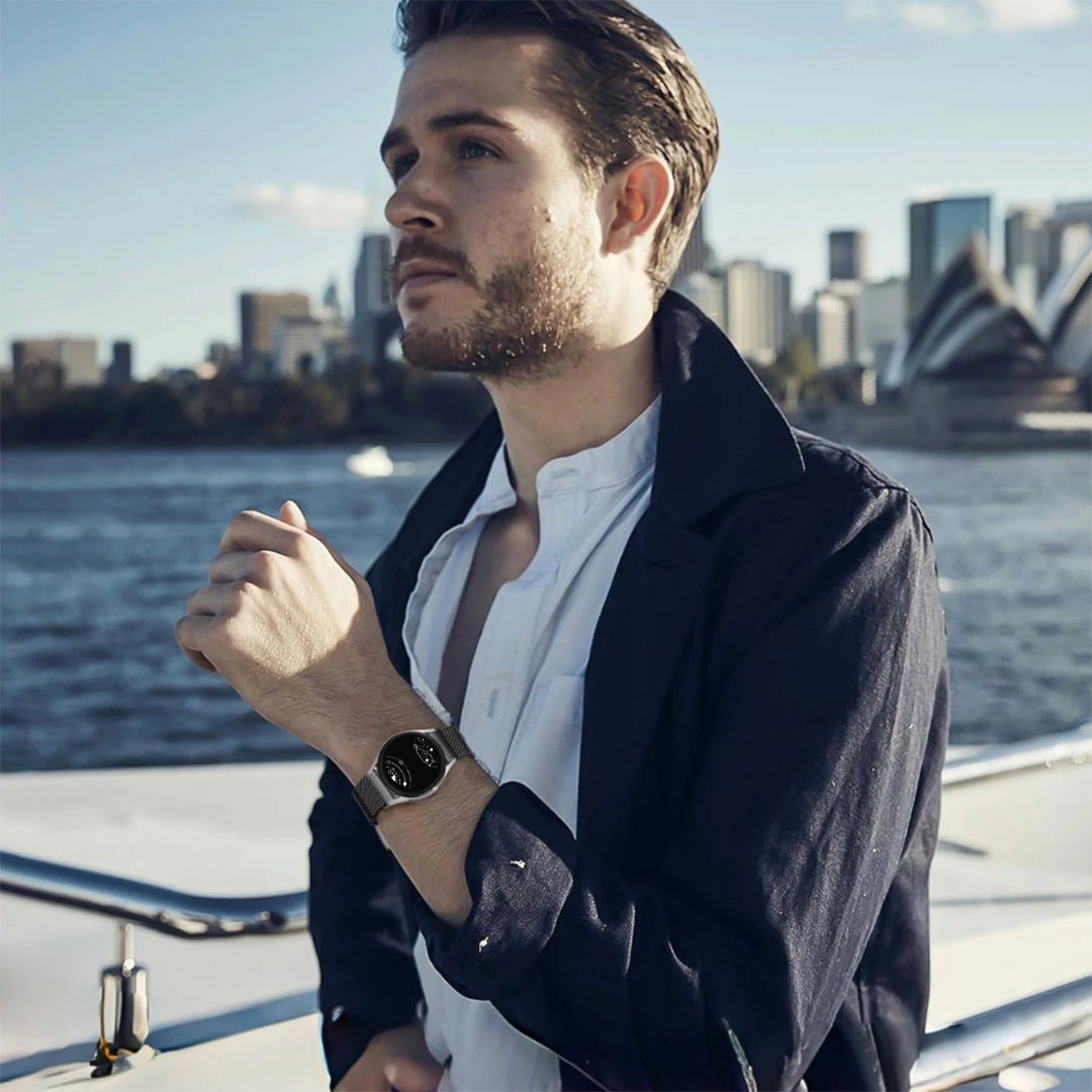 Gesto Magnetic Milanese Steel Galaxy Band - Astra Straps