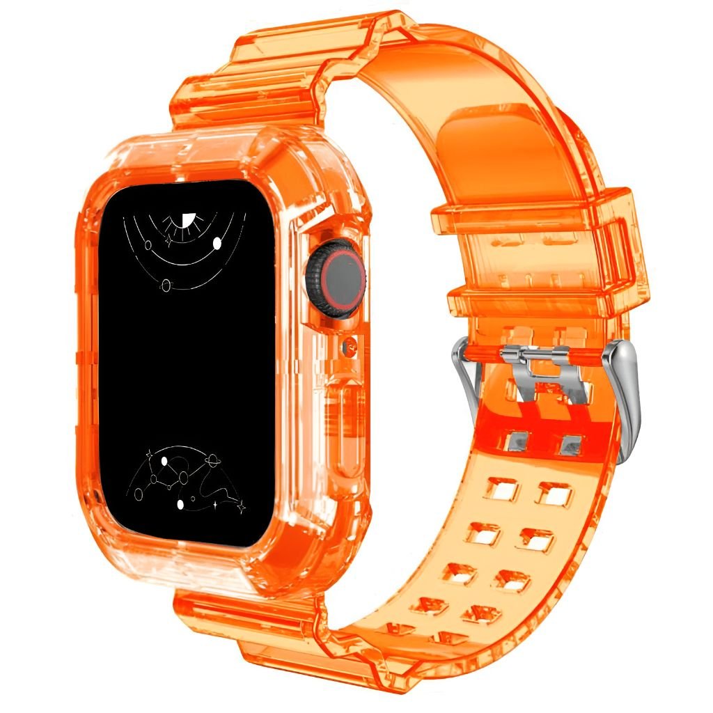 Glacier Transparent Silicone Stylish Band + Case - Astra Straps
