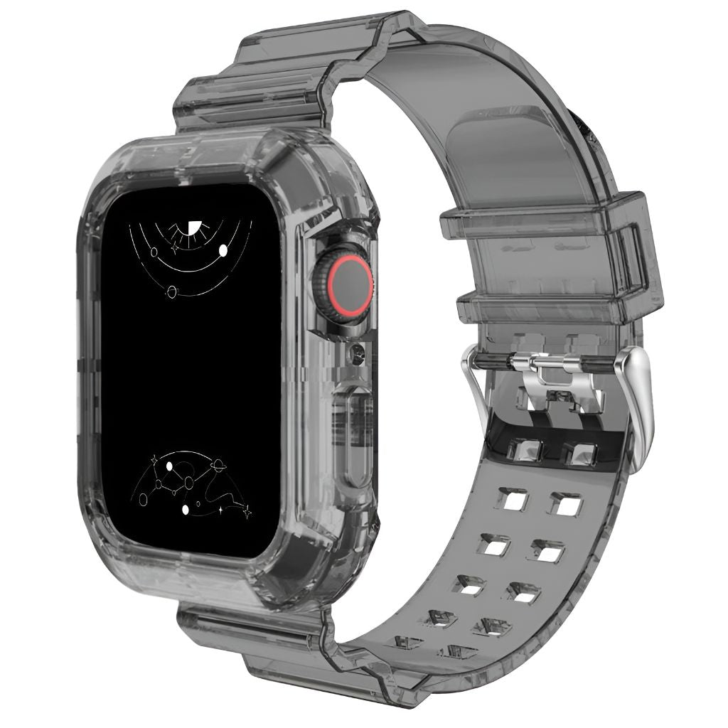 Glacier Transparent Silicone Stylish Band + Case - Astra Straps
