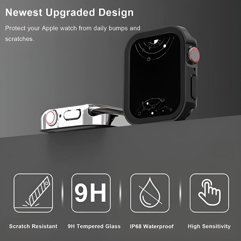Impleo Waterproof iWatch Screen Protector with Bumper Case - Astra Straps