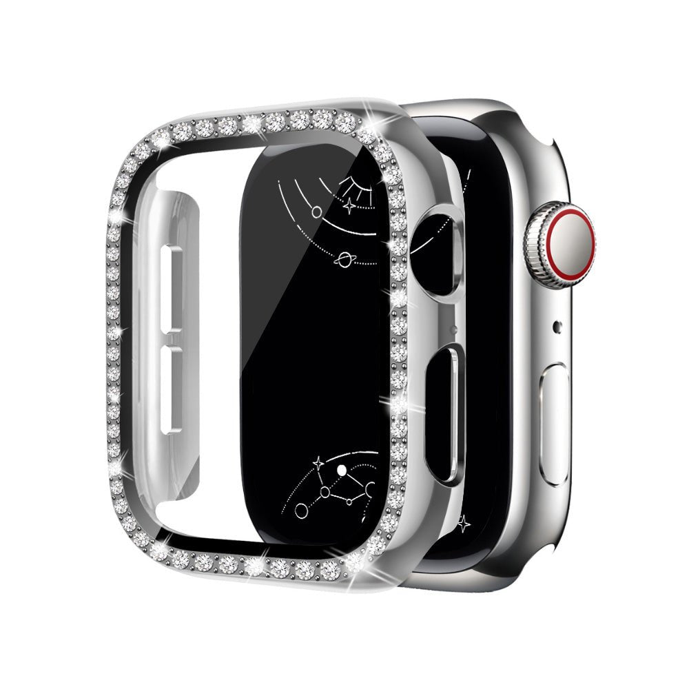 Indigeo Bling Diamond Tempered Glass Case For Apple Watch Series 10 - Astra Straps