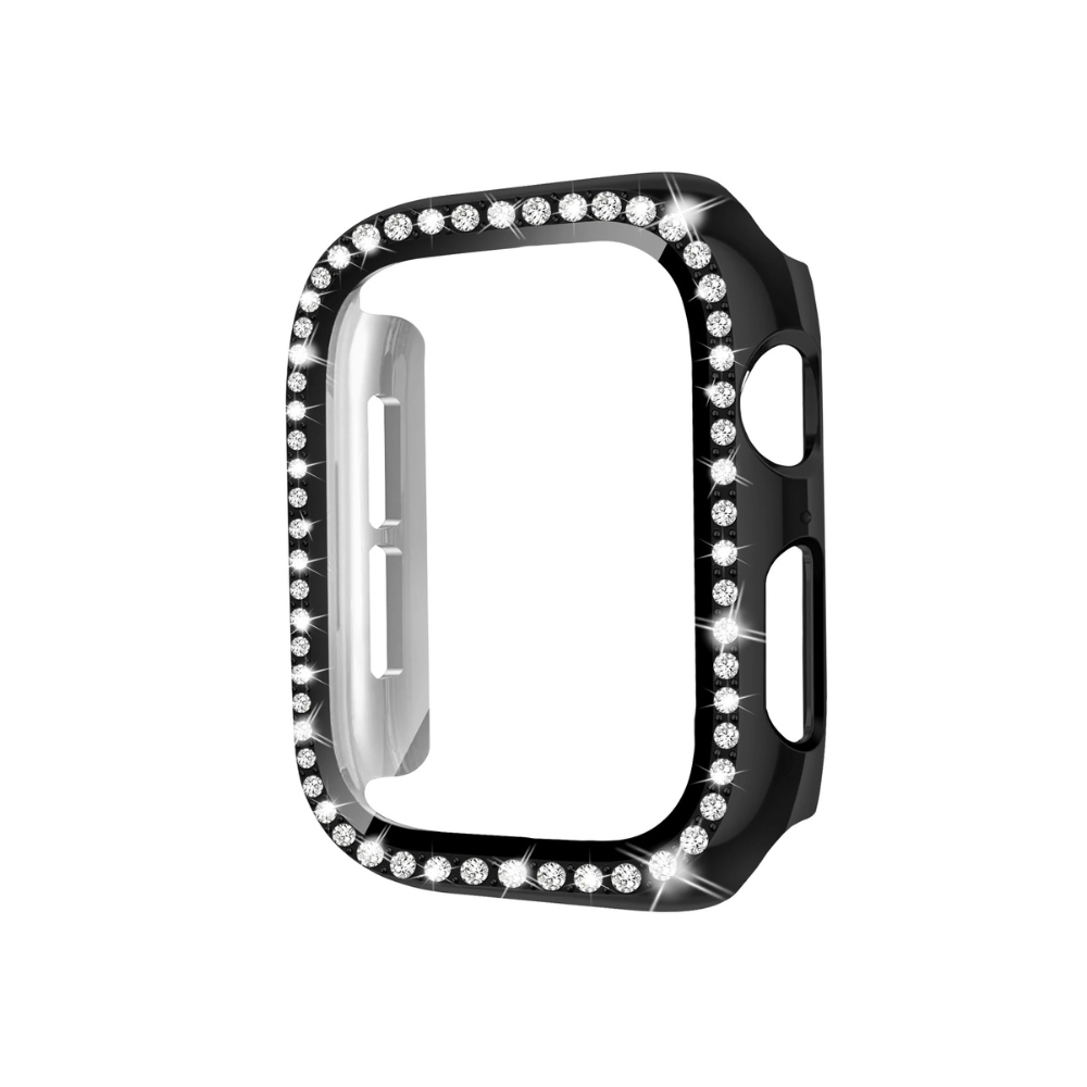 Indigeo Bling Diamond Tempered Glass Case For Apple Watch Series 10 - Astra Straps