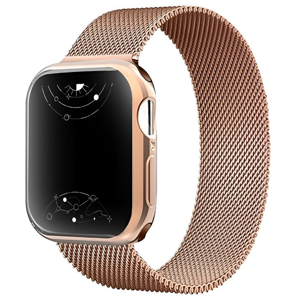 Jasper Milanese Stainless Steel Band With Case - Astra Straps