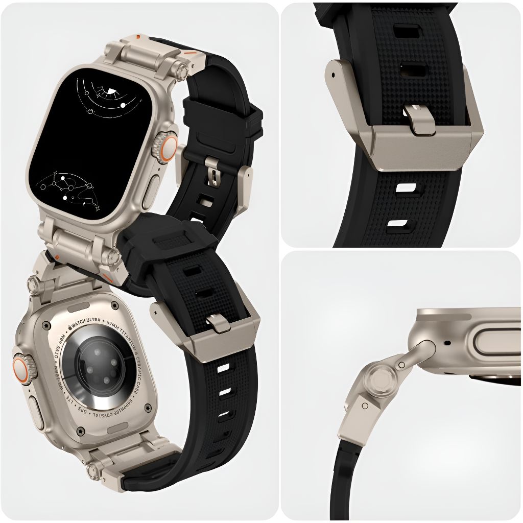 Lacertus Rugged Silicone Sports Band - Astra Straps