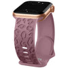 Metior Silicone Band With Engraved Leopard Pattern - Astra Straps