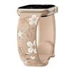 Velox Engraved Flower Silicone Band - Astra Straps